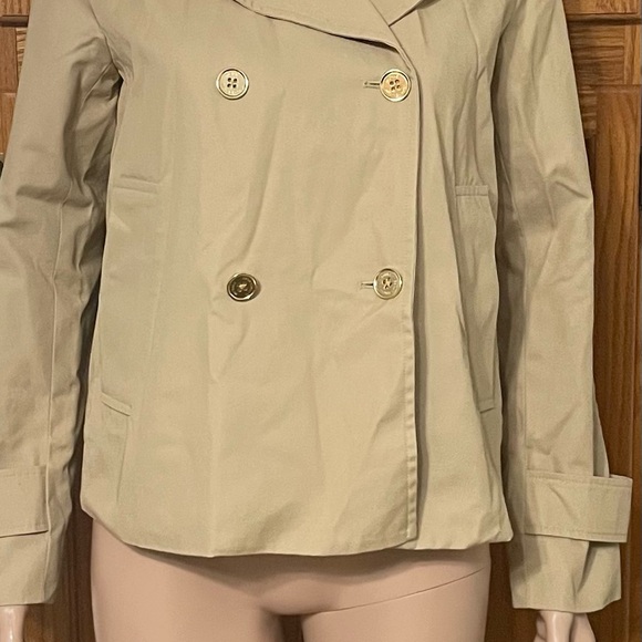 Michael Kors Womens Cotton Twill Cropped P Khaki - Picture 6 of 8